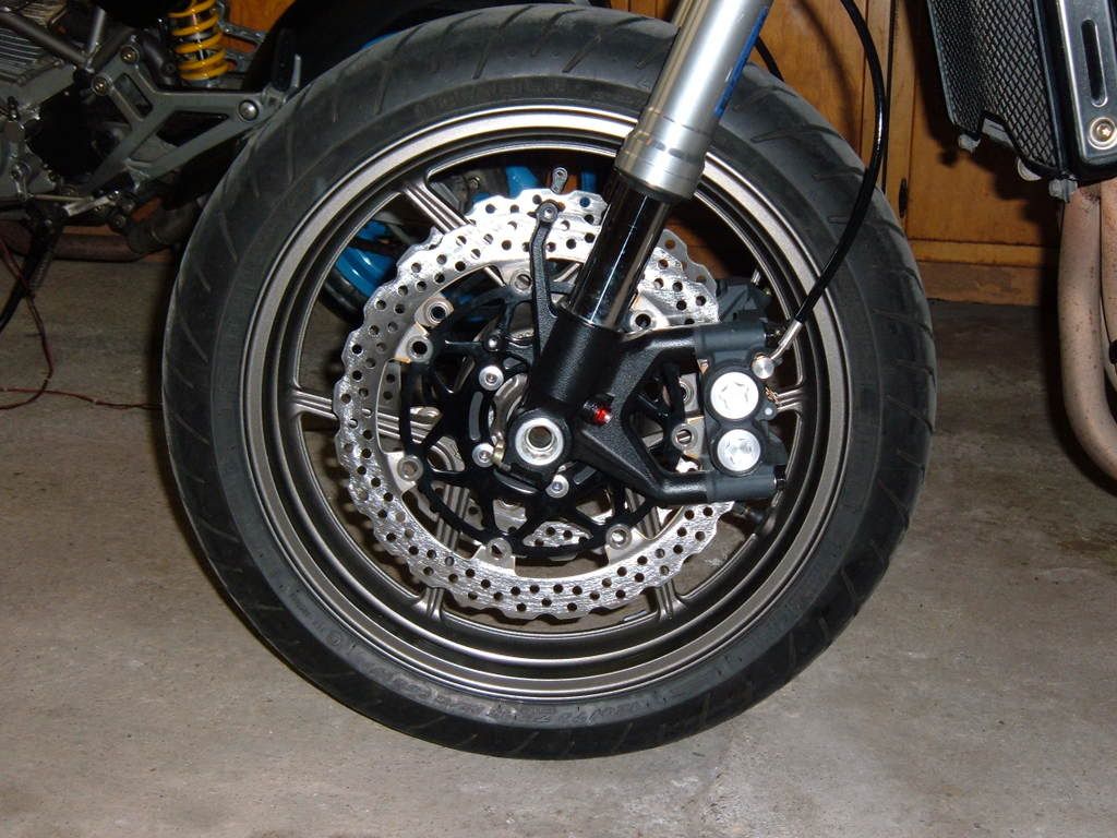 Z750S Front end Upgrade ZX6R LE Forks, Z1000 stem, R6 Calipers, ZX14